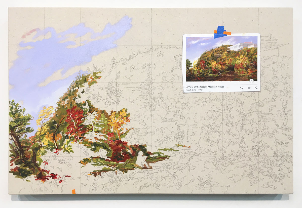 A View of the Catskill Mountain House / Copied from a picture by S. Cole copied from a picture by T. Cole / 1848