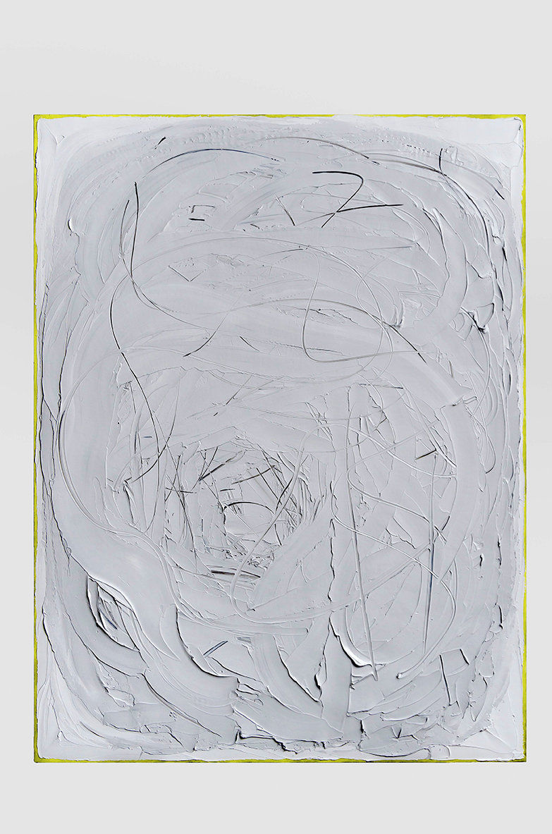 Liat Yossifor; Line/ Figure (Yellow Edges); 2015