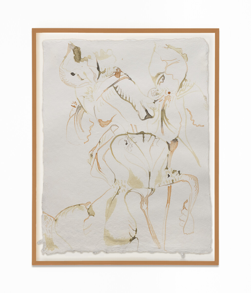 Alex Chitty; Two People Drawing Together - Iris (Danny Shapiro) IV; 2025