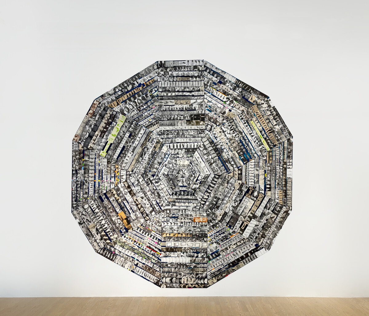 Carmen Winant; Cyclical time (Wheel 1); 2025