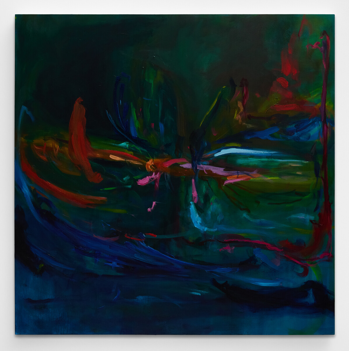 Lindsay Adams; Blue Branches, Green Skies; 2025