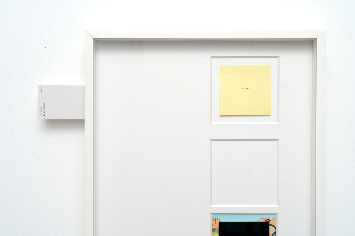 Nyeema Morgan; justified right, original white (studies for traps; 2026