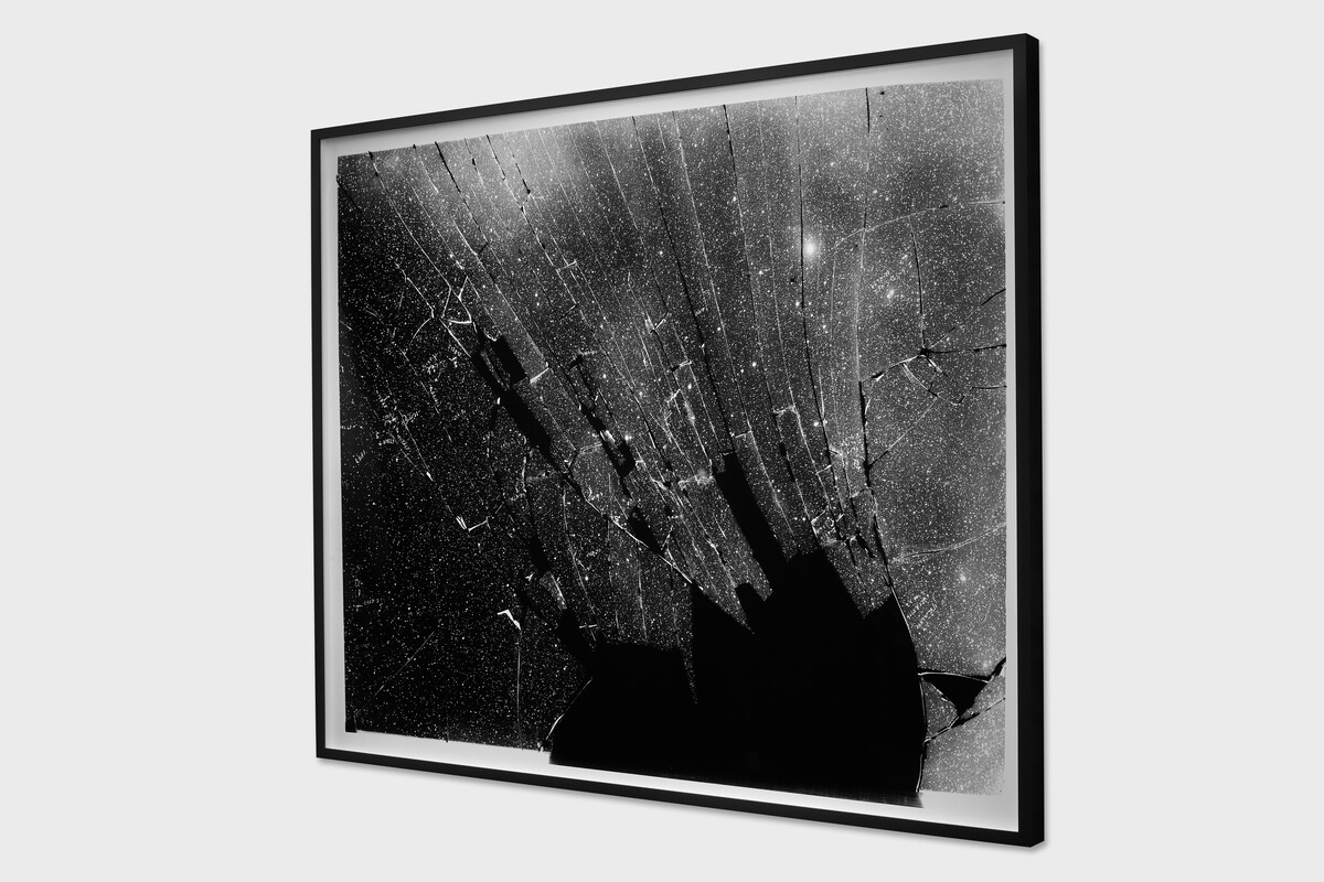 Brittany Nelson; Broken Plate (from Harvard Astronomical Photographic Glass Plate Collection); 2025