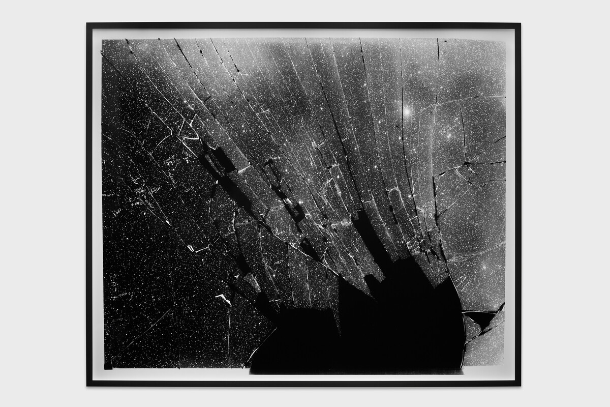 Brittany Nelson; Broken Plate (from Harvard Astronomical Photographic Glass Plate Collection); 2025