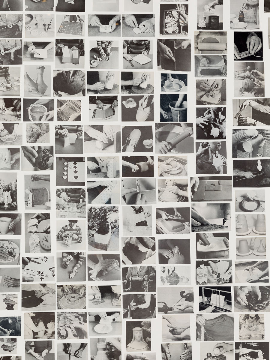 Carmen Winant; Hand Study (Making in Whiteness) III; 2021
