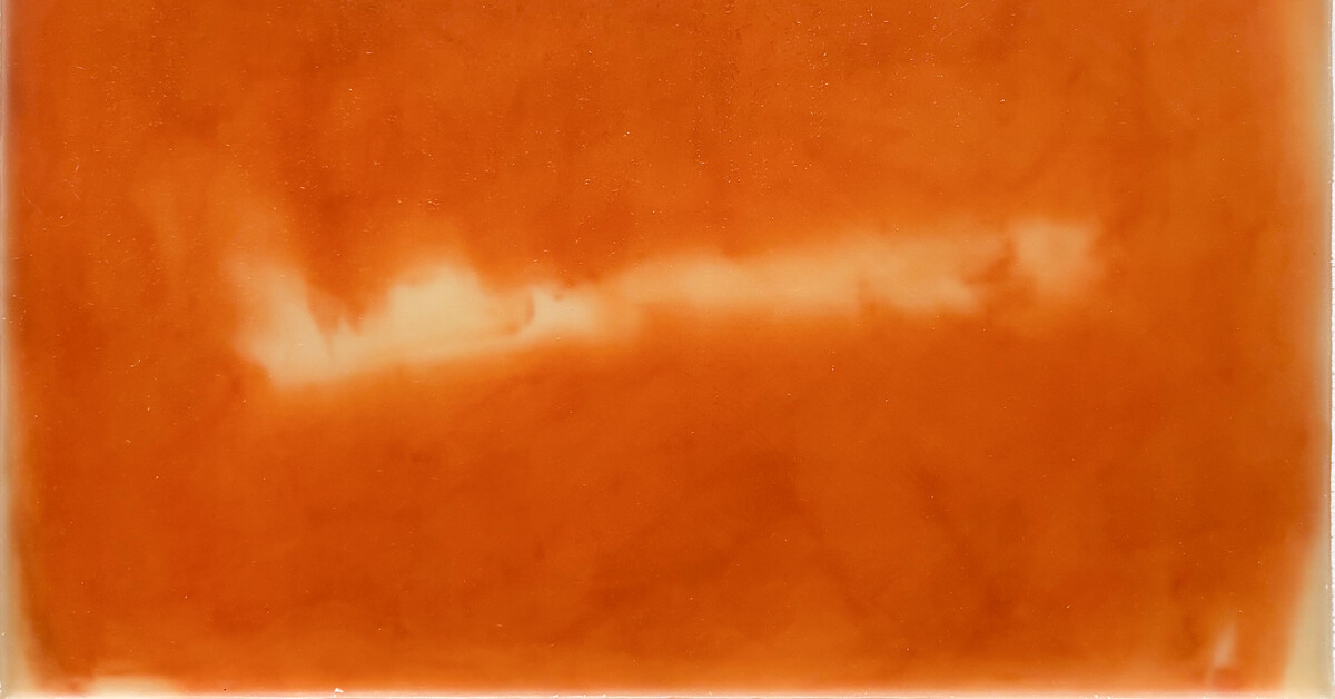 She is sitting on her own shadow